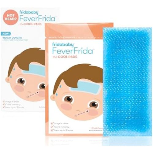 Frida Baby Cool Pads, Fever Patch for Kids, Fever Reducer, 5 Count