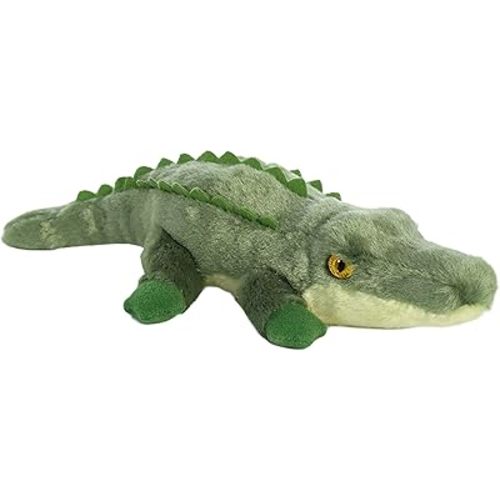Aurora® Adorable Mini Flopsie™ Swampy™ Stuffed Animal - Playful Ease - Timeless Companions - Green 8 Inches