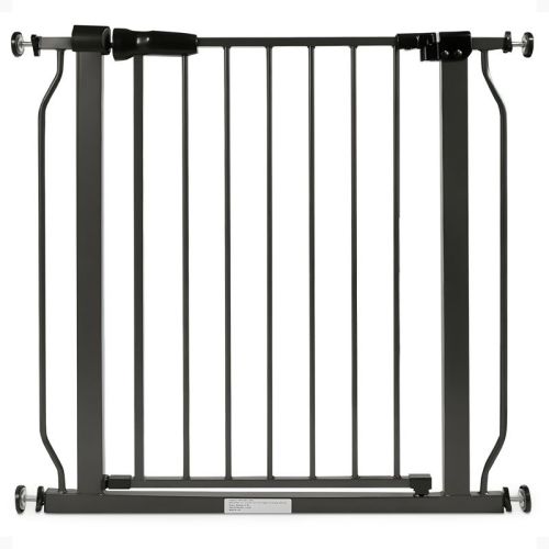 BalanceFrom Walk-Thru Safety Gate for Baby and Pets, Child Proof Fence for Doorways, Stairways, Hallways, 29.1" to 33.8" Opening, 30" Height, Graphite