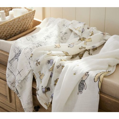 Disney's Winnie the Pooh Organic Muslin Swaddle Set