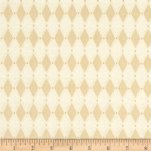 Ivory Diamonds Cotton - Custom Made Fitted Sheet