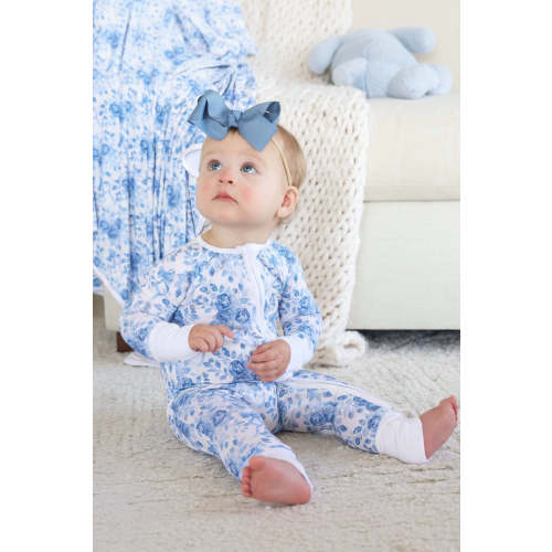 Betsy's Blooms Convertible Zip Romper