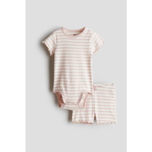 2-PIECE RIBBED COTTON SET