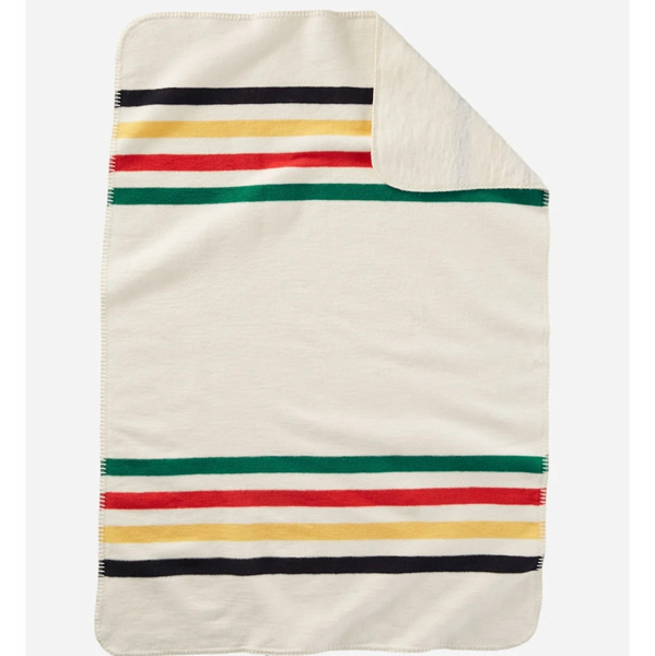 GLACIER ORGANIC COTTON BABY BLANKET