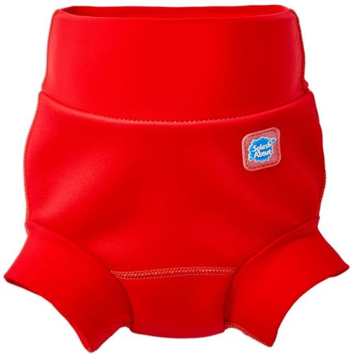 Splash About Happy Nappy Reusable Swim Diaper, Red, 3-6 Months