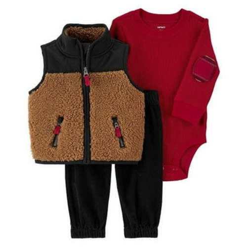 Carter's Little Vest Outfit Sets, (Boy's) 3 Count