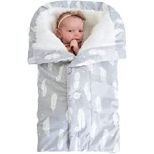 Amazon.com: Snuggle Baby - Swaddle Blanket for Newborn Boy or Girl 0-9 Months - Multi-Use Infant Wrap - Extra Soft Plush Exterior and Fleece Interior Lining Keep Baby Snug & Cozy - Boho Feathers : Baby