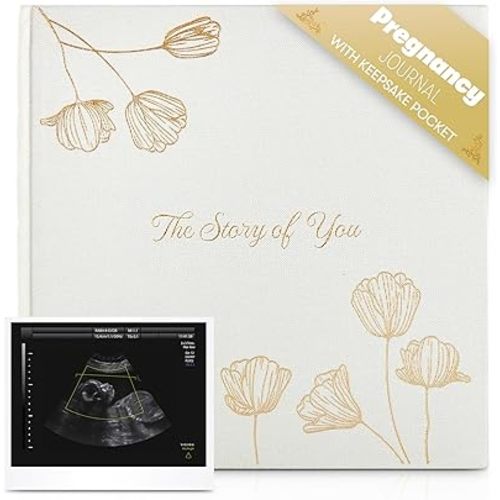 Pregnancy Journal for First-time Moms & Moms who Have Been There, Done That. Gender-Neutral Baby Keepsake. Memory Book for First time Moms