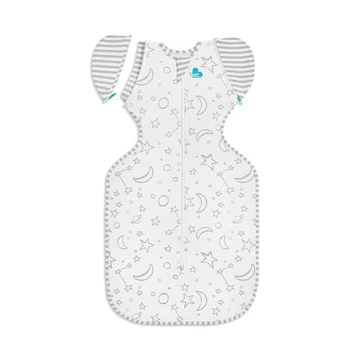 Love to Dream Swaddle UP Transition Bag, Luxuriously Silky Soft Viscose from Bamboo, Baby Sleep Sack, Patented Zip-Off Wings, Snug Fit Helps Calm Startle Reflex, 1.0TOG, 13-19 lbs, Cream