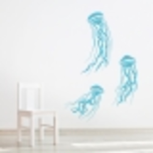 Jellyfish Wall Decal | Vinyl Jellyfish Stickers | Wallums