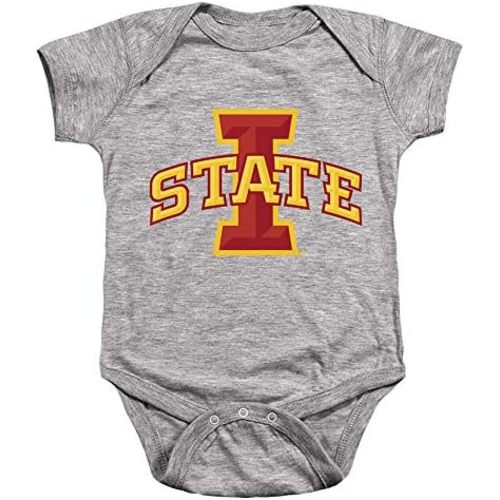 Iowa State University Official Distressed Primary Unisex Infant Snap Suit for Baby