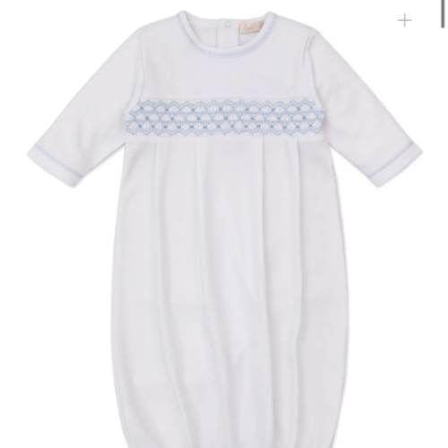 CLB Summer 25 White/Blue Hand Smocked Sack
