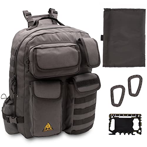 T.O.M HORIZONS Sling Diaper Bag for Dad; Single-handed Diaper Changing System. Changing Pad and much more included