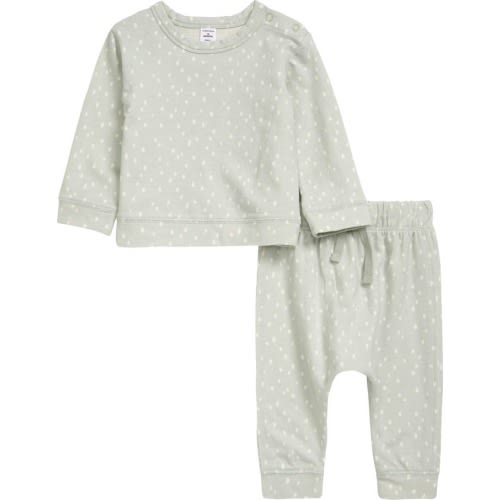 Baby Kids' Nordstrom Print Fleece Sweatshirt & Pants Set, Size: 6M