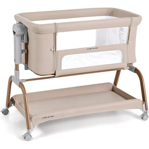 Isabelle & Max™ Alasca 3 in 1 Baby Bassinet, Rocking Bassinets Bedside Sleeper with Comfy Mattress and Wheels, 6 Height Adjustable Easy Folding Portable Bedside Crib for Newborn Infant & Reviews | Wayfair