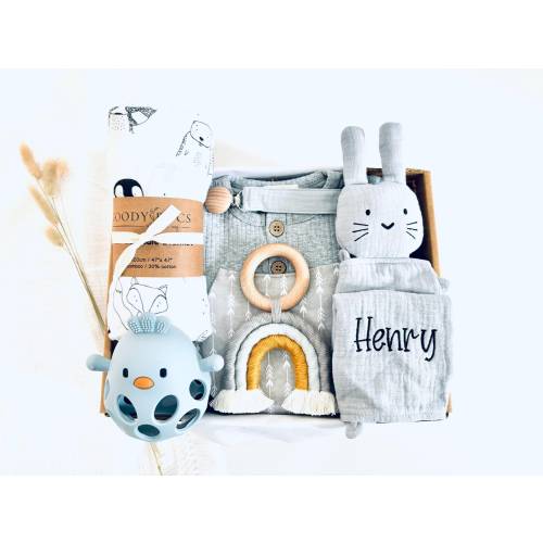 Baby Boy Gift, Gift For New Baby Boy, Baby Boy Gift Box, Baby Boy Shower Gift, Gift For New Mom, Newborn Gift, Personalized Baby Gift
