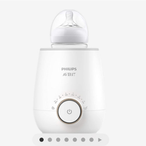 Philips Avent Premium Fast Bottle Warmer, with Smart Temperature Control, Water Bath Technology, Automatic Shut-Off, Model SCF358