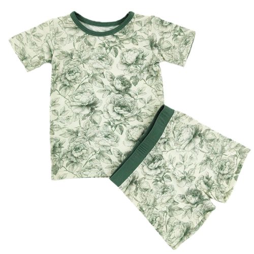 Greenhouse Garden Bamboo Shorts Set