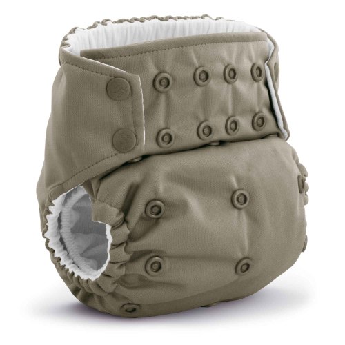 Rumparooz AWJ G3 One Size Pocket Cloth Diaper - Pebble Taupe