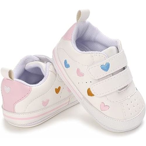 Baby Boys Girls Shoes Non-Slip Rubber Sole Sneakers Infant First Walking Toddler Crib Shoes Newborn Loafers Flats.