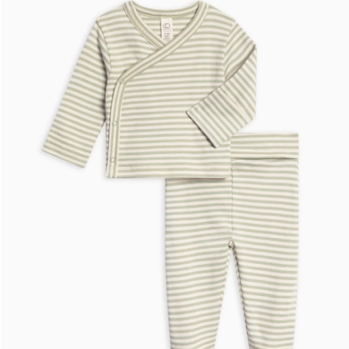 Riley 2 Piece Kimono Wrap Top and Pant Set