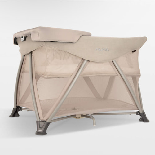 Nuna ® SENA ™ aire Brown Playard, Travel Crib & Changing Table