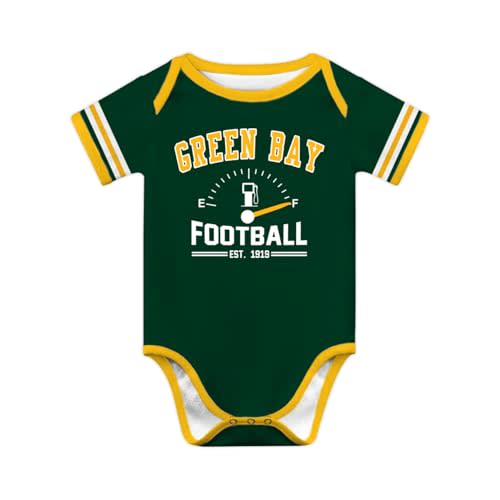 Loveplane Unisex Newborn Baby Bodysuit Football Fans Apparel for Boys and Girls Gifts 0-24 Months