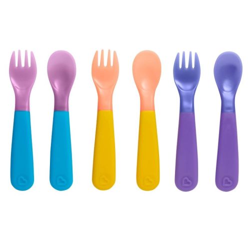Munchkin Colorreveal Color Changing Toddler Forks And Spoons - 6pk