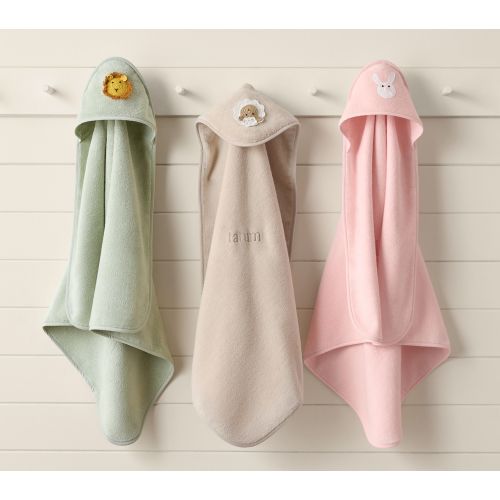Super Soft Organic Cotton Crochet Critter Baby Hooded Towel & Washcloth Collection