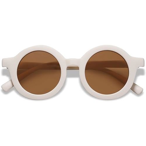 SOJOS Cute Round Polarized Sunglasses for Kids Girls Boys UV400 Protection De Sol Gafas Beach Holiday