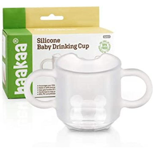 haakaa Silicone Toddler Cups, BPA Free Drop-proof Training Cups for Baby 6 Months+, 5 Ounce
