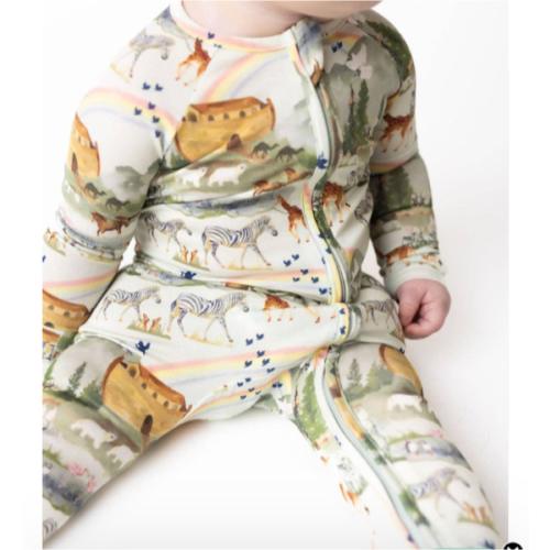 Noah's Ark Bamboo Zipper Sleeper