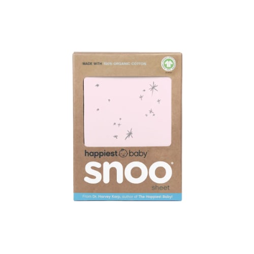 100% Organic Cotton SNOO Baby Bassinet Fitted Sheet - Pink