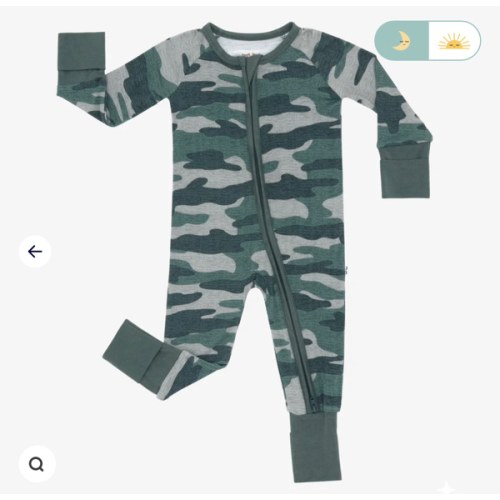 Vintage Camo Zippy - Little Sleepies