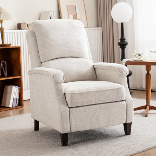 Winston Porter Modern Design Fabric Upholstered Push Back Recliner & Reviews | Wayfair