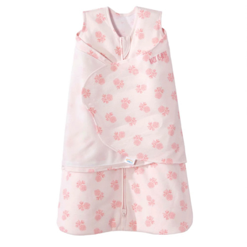 Rose Toss Blush Cotton Swaddle - Newborn | HALO