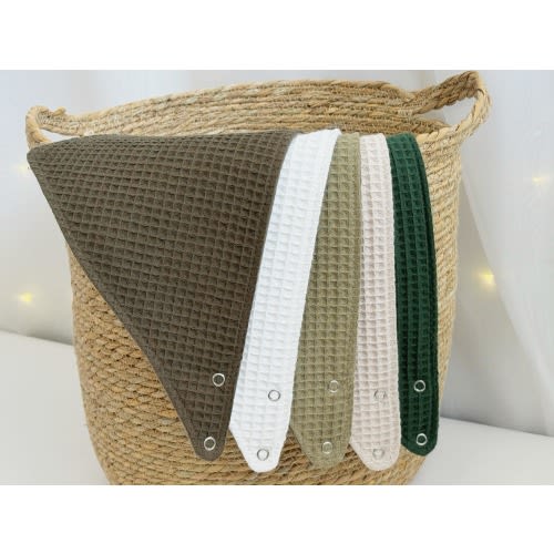 100% Waterproof Drool Bibs, Toddler Bandana Bibs - Perfect Baby Gift, Absorbent Organic Cotton Baby Bibs for Baby Girls, Soft & Breathable