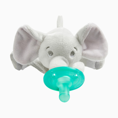 Pacifier Soothie Snuggle, 0 Months+ - Elephant