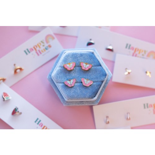 Flat back stud earring