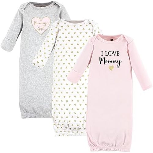 Hudson Baby baby-girls Cotton Gowns
