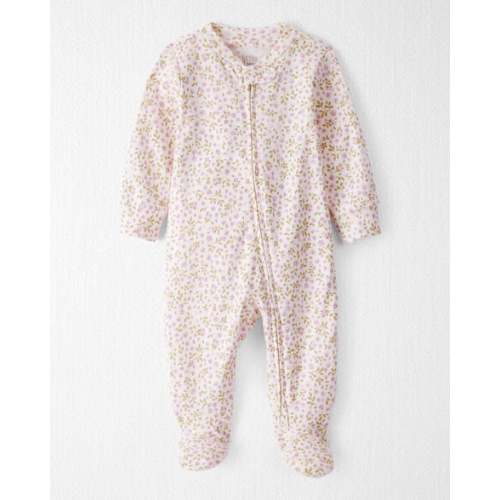 Newborn - Baby Organic Cotton Sleep & Play Pajamas in Botanic Muse Print - Little Planet | Carter's