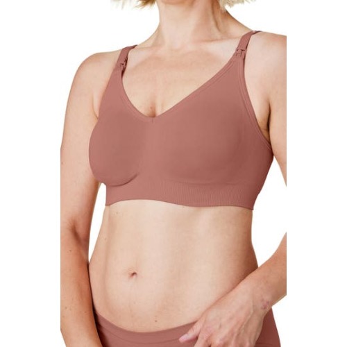 Body Silk Seamless Recycled Nylon Blend Wireless Maternity/Nursing Bra, X-Large