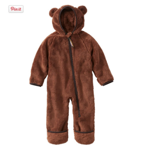 Infants' L.L.Bean Hi-Pile Fleece Bunting | Pants & Suits at L.L.Bean