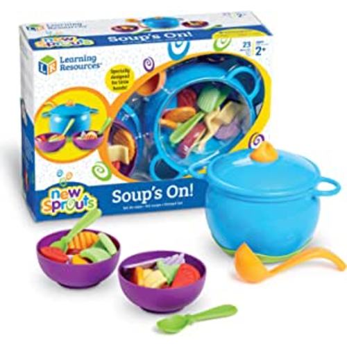 Amazon.com: Learning Resources,Plastic, New Sprouts Soup's On!, 23 Pieces,Multicolor,5" : Toys & Games