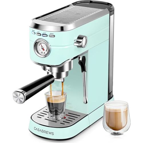 Pastel Green Casabrews Espresso Machine
