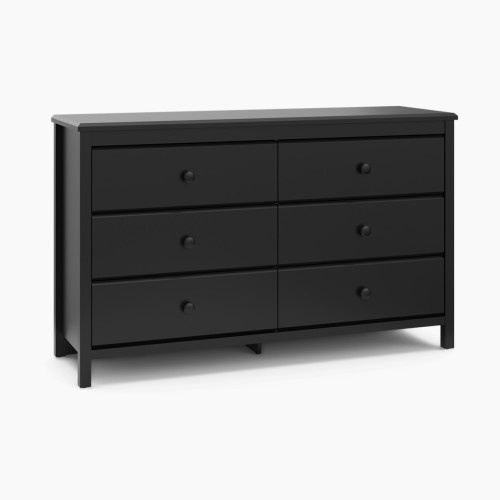 Storkcraft Alpine 6 Drawer Dresser - Black