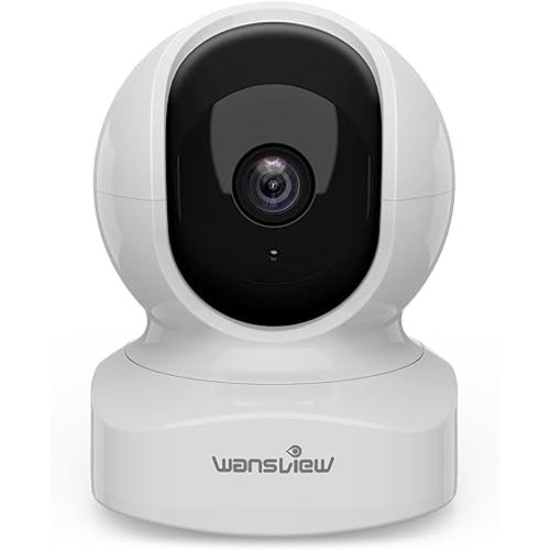 Home Security Camera, Baby Camera, 2K wansview WiFi Camera for Pet/Nanny, Motion Alerts, 2 Way Audio, Night Vision, Compatible with Alexa Echo Show, with TF Card Slot and Cloud