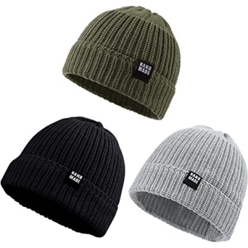 Simple Knitted Baby Beanie Hip-Hop Boys Winter Hat Toddler Kids Bonnet for Girls 0-5Y