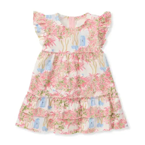 Doors of Santorini Organic Cotton Girl Dress – 12 M