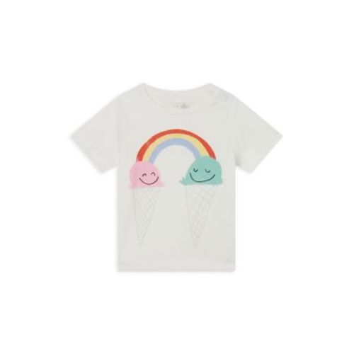 Girls' Rainbow Ice Cream Print Tee - Baby